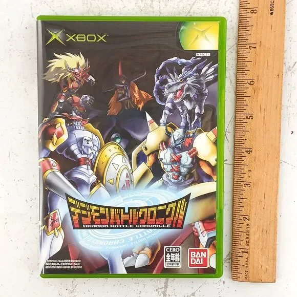 Digimon: Battle Chronicle Bandai 2004 Microsoft Xbox Game Japanese Version